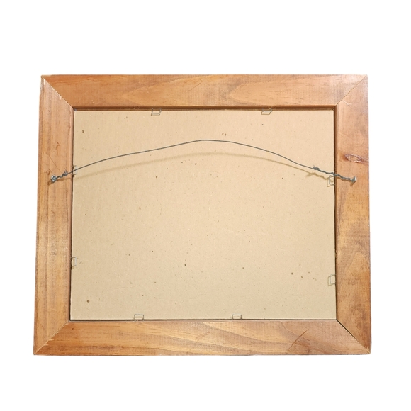 1992 Artist Signed "Well, We May Need It Next Winter" Artwork 12.5"X10.75"X0.625 - Picture 7 of 11